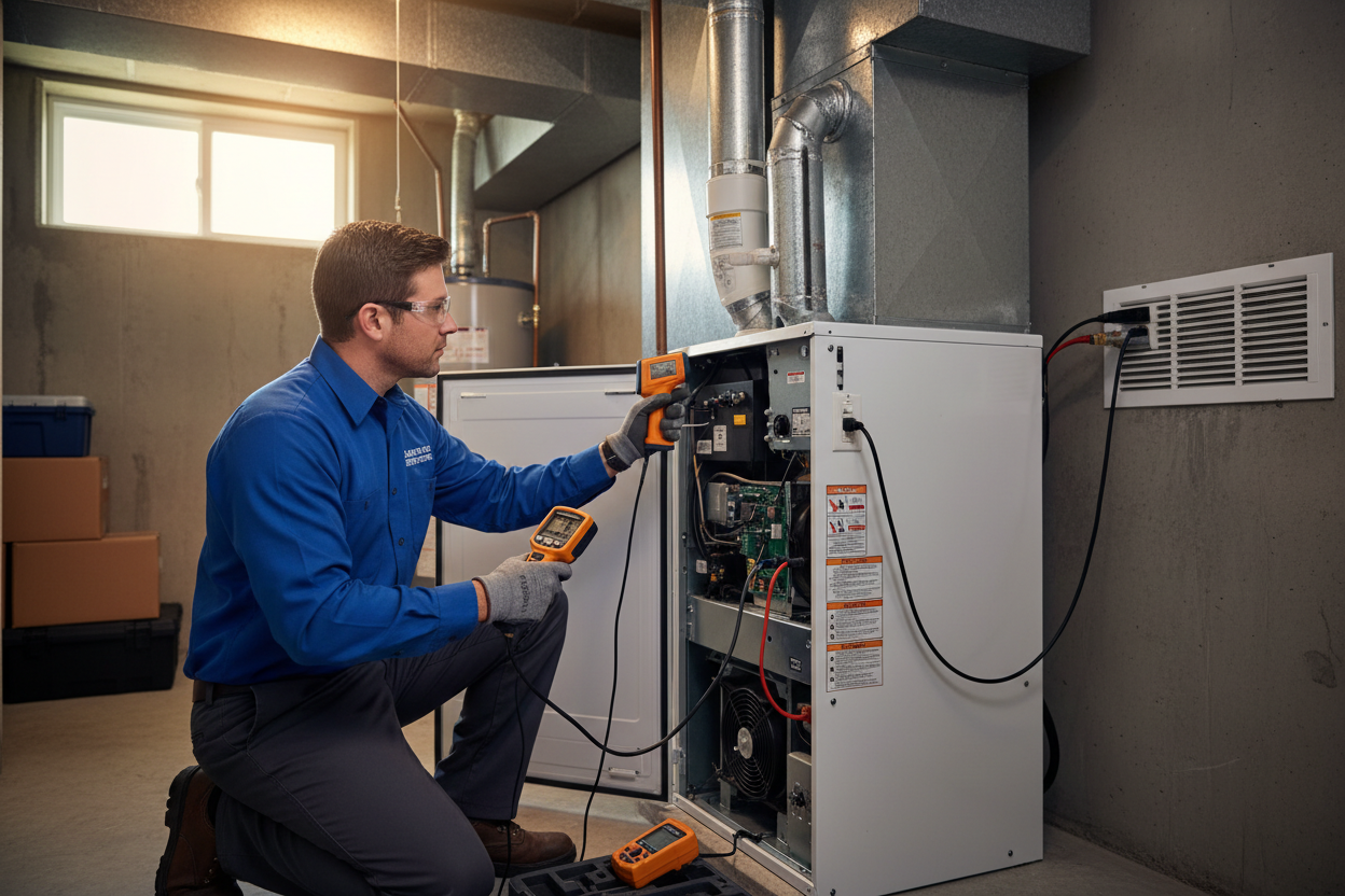 . Residential HVAC System Inspection


Description:
Professional on-site inspection of residential heating and air-conditioning systems. Includes system performance check, airflow evaluation, and basic safety assessment to identify potential issues.

Service type: One-time on-site service

make as person make do job on house